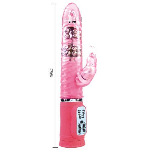 Vibrator Baile Rotations Cute Passion Bunny cu 10 moduri