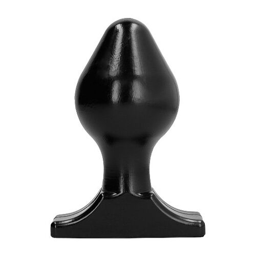 Plug anal ALL BLACK 16x8 cm cu inserție profundă
