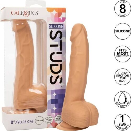 Dildo CALEXOTICS Silicone Studs 20.32 cm Texturat