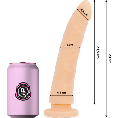 Dildo DELTACLUB 23 cm din silicona medicală