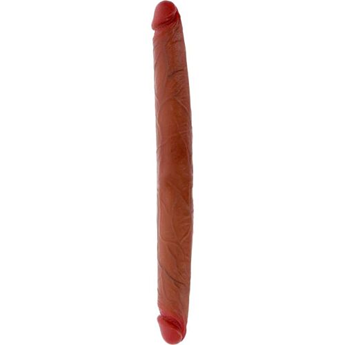 Dildo Dublu Dong Get Real 40 cm cu prepuciu mobil