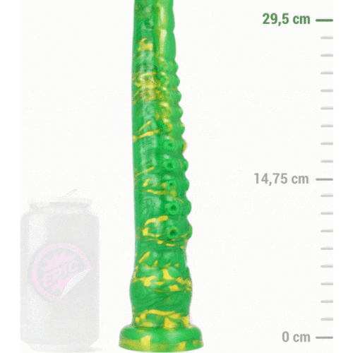 Dildo Hylos Destello Verde 280mm