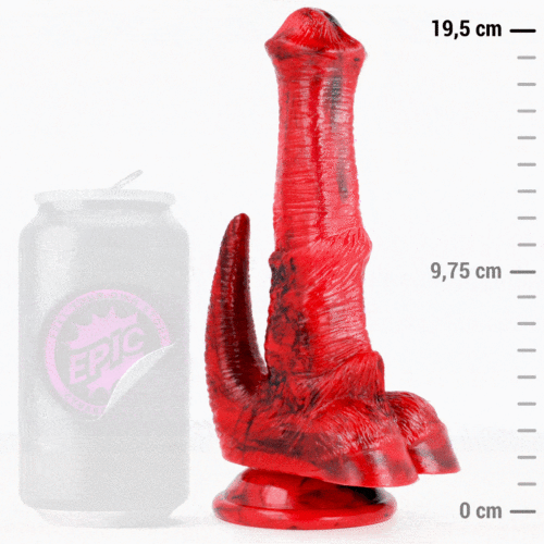 Dildo Loviux Vulcanus Dragón de la Noche - Stimulare profundă