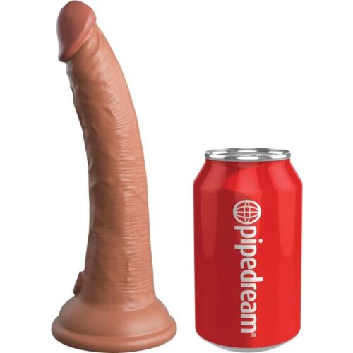 Dildo King Cock Élite 17.8 cm cu ventuză și silicone