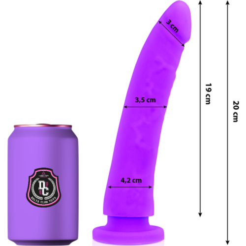 Dildo DELTACLUB 20 cm din silicona medicală