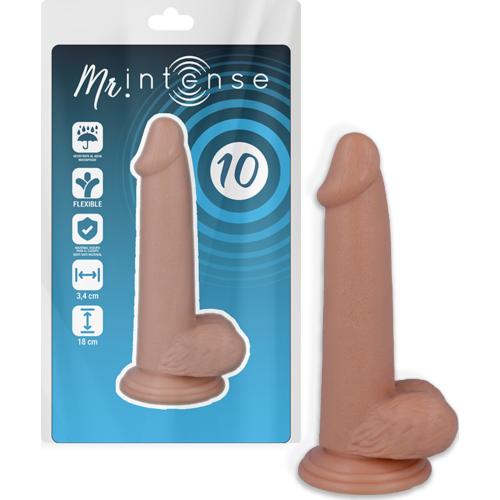 Dildo MR. INTENSE 18 cm flexibil și realist