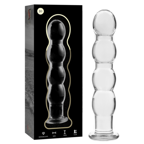 Dildo Nebula Series Ibiza Model 10 din sticlă borosilicată