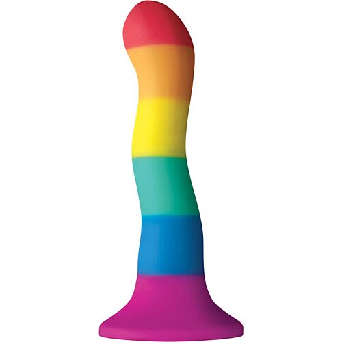 Dildo NS Novelties Colors Wave cu ventuză pentru hamuri