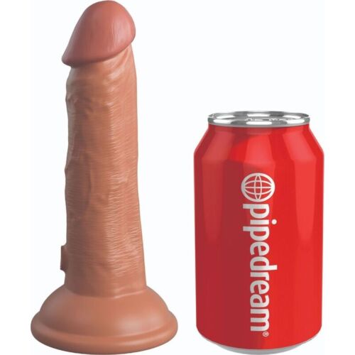 Dildo Vibrant KING COCK Elite 15.2 cm cu vibrații