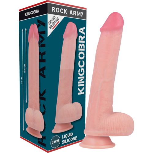Dildo Rock Army Kingcobra 24 cm | Silicon lichid