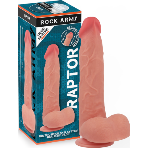 Dildo Rock Army Raptor 24 cm | Dublă densitate pentru stimulare puternică