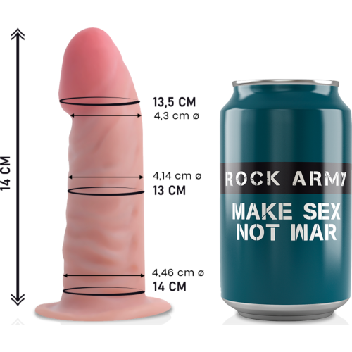 Dildo Rock Army Tiger 14 cm - Sensatie realista