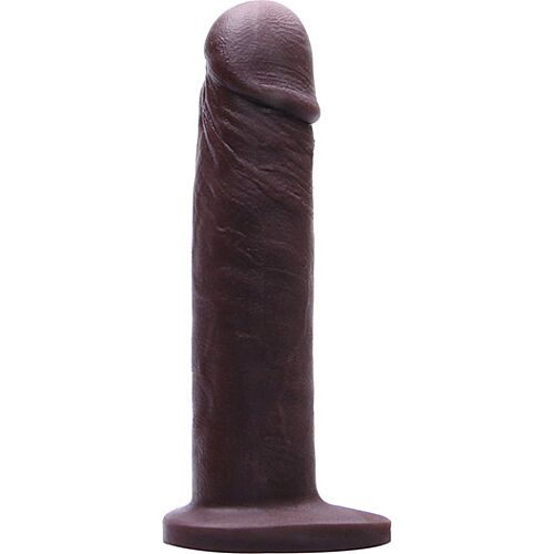 Dildo Tantus Alan Mocha | Silicon blând cu bază mare
