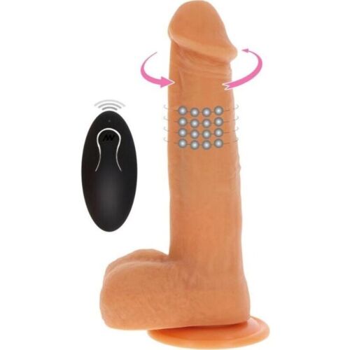 Dildo Vibrator Get Real cu Perle Rotative
