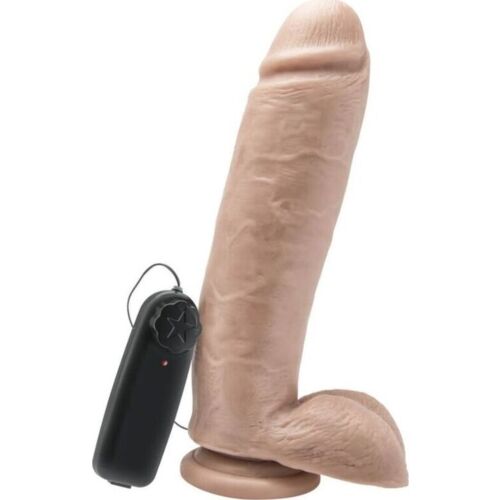 Dildo Vibrator Loviux GET REAL 25,5 cm cu control prin cablu