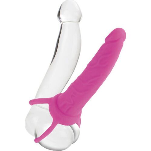 Dildo CalExotics Dual Penetrator cu Hamuri