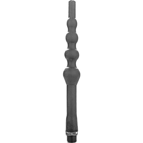 Duș anal ALL BLACK 27 cm | Silicona 100% sigură
