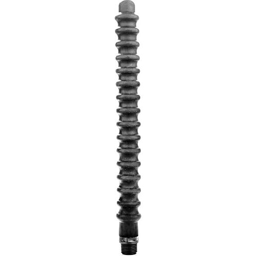 Duș anal ALL BLACK MEGA RIPPLE 28.5 cm