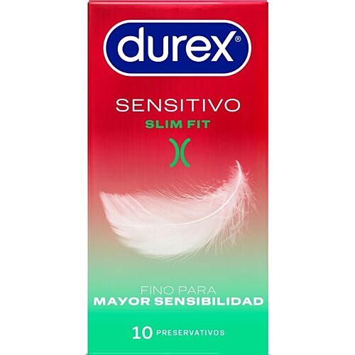 Prezervative DUREX SENSITIVO SLIM FIT pentru sensibilitate sporită