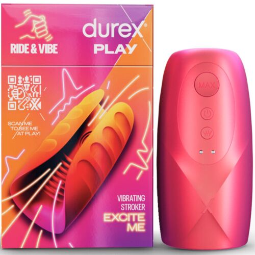 Masturbator DUREX Ride & Vibe cu textură striată