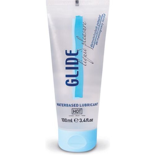 Lubrifiant HOT Glide Liquid Pleasure 100 ml cu alunecare superioară
