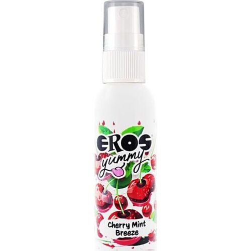Spray corporal EROS YUMMY CHERRY MINT BREEZE 50 ml cu gust de cireșe
