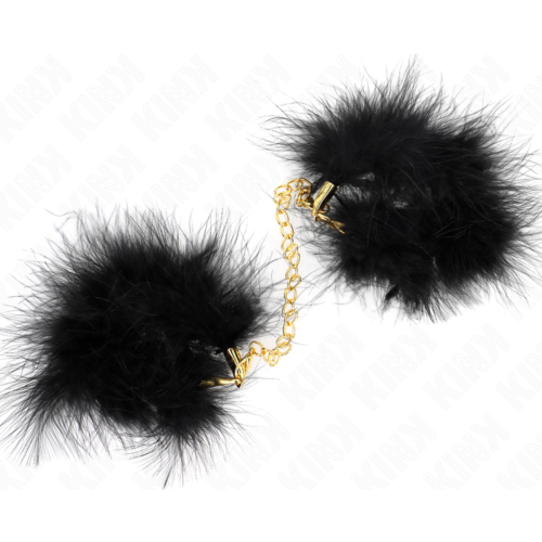 Cătușe KINK Wrist Restraint Model 2 cu pene și lanț