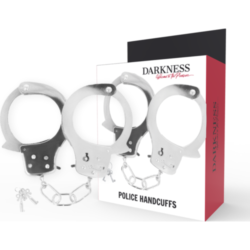 Cătușe DARKNESS metalice cu siguranță în jocuri de dominare