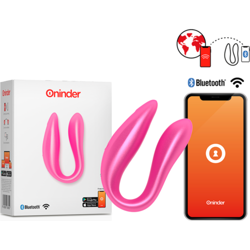 Vibrator ONINDER Lisboa cu APP pentru controlul vibrației