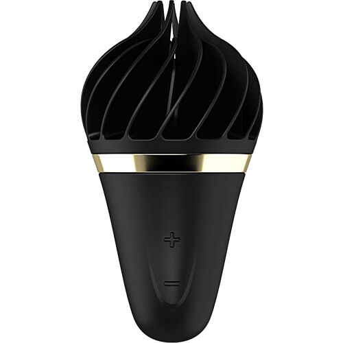 Vibrator Satisfyer Sweet Treat Spinnator cu rotiri pentru stimulare clitoridiană