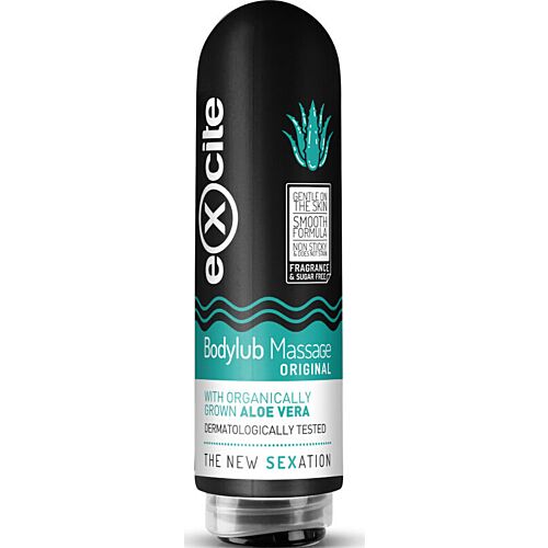 Lubrifiant Excite Bodylub Aloe Vera 200 ml pentru masaj