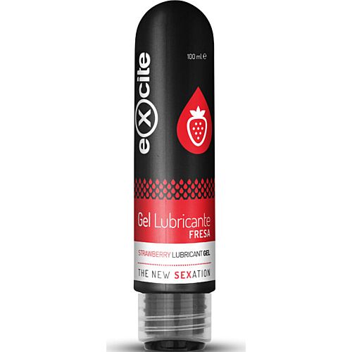 Strawberry Lubricant Excite 100ml - Smooth and Fruity