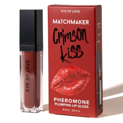 Gloss labial EYE OF LOVE Matchmaker Crimson Kiss cu feromoni