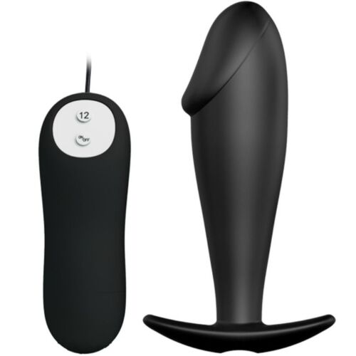 Plug Anal Pretty Love cu Control Remoto și 12 Moduri