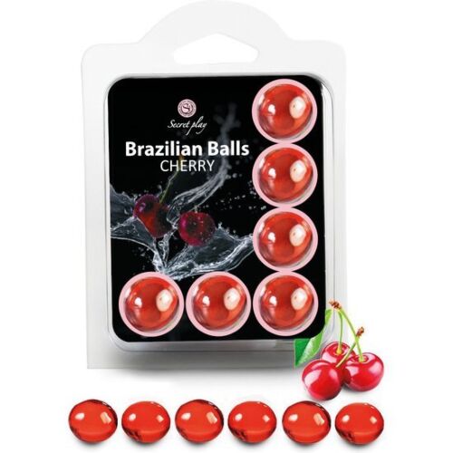 Bile Brazilian Balls Secretplay cu lubrifiant și aromă