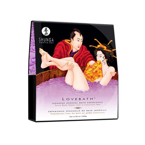 Gel de baie Shunga LoveBath Lotus Sensual pentru rituale erotice