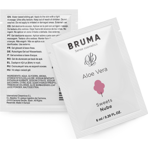 Lubrifiant BRUMA 6 ML cu aloe vera și absorție rapidă