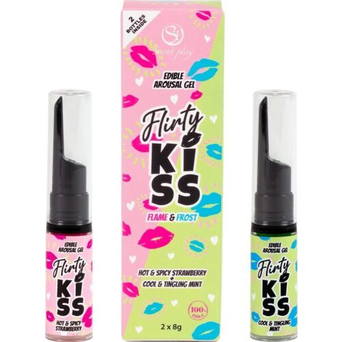Jeleuri comestibile SECRETPLAY Flirty Kiss cu efecte excitante