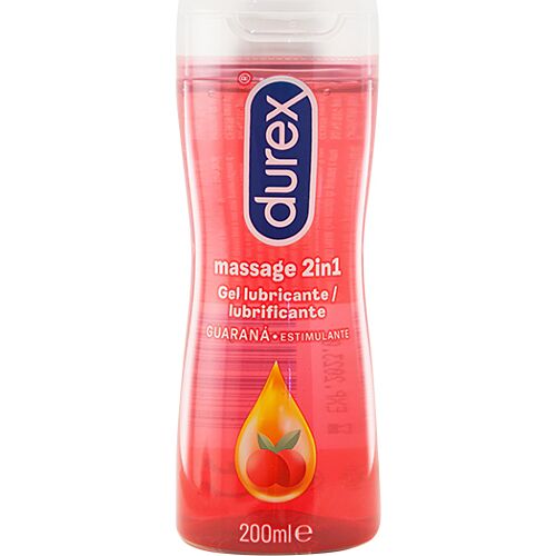Gel lubrifiant și de masaj Durex Play Massage Guaraná 200 ml