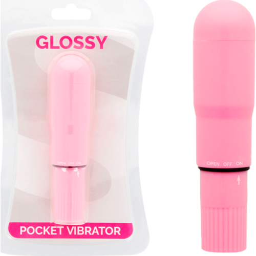 Vibrator GLOSSY Pocket rezistent la apă pentru stimulare discreta