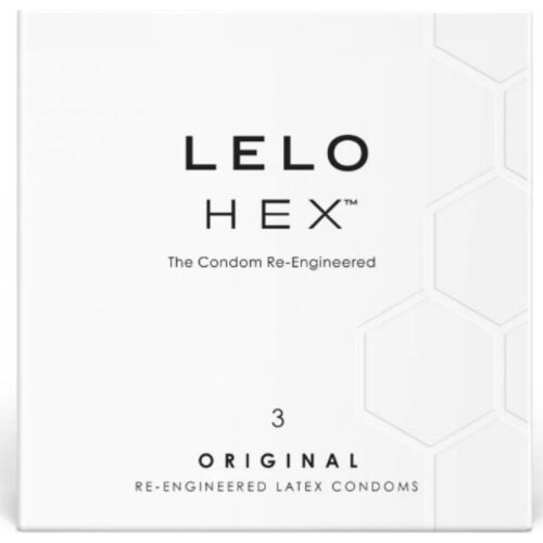 Prezervative LELO HEX cu structură hexagonală