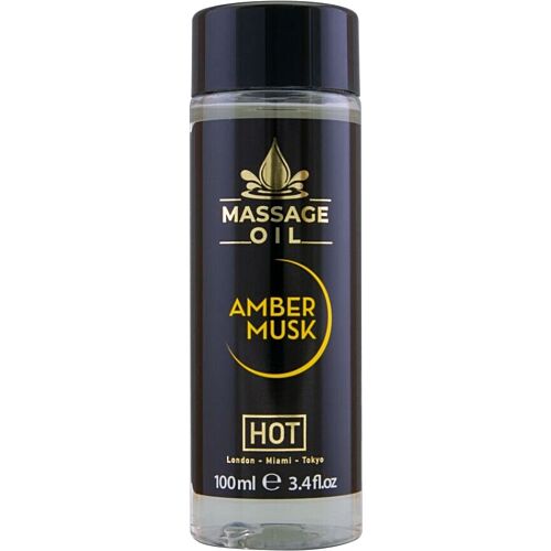 Ulei de Masaj HOT Amber & Musk 100ml | Aromă Calde