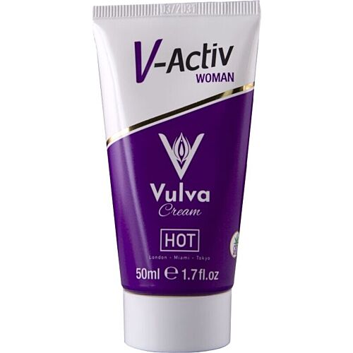 Crema pentru Vulva HOT 50ml cu CBD pentru senzații intense