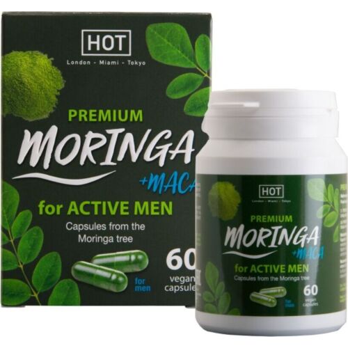 Capsule pentru bărbați HOT Moringa Men pentru vitalitate