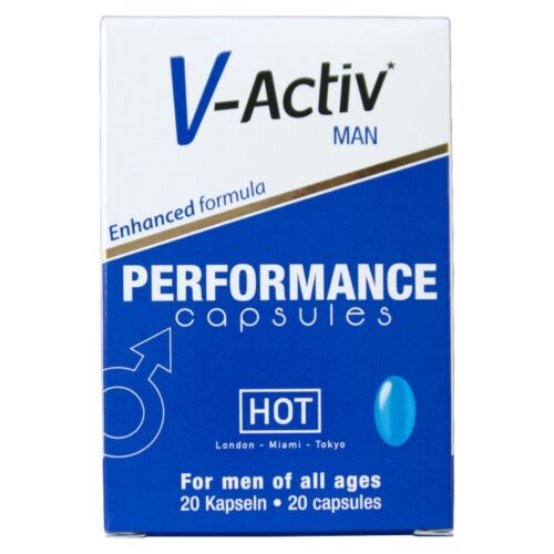 Capsule pentru bărbați HOT V-ACTIV - Suport pentru vitalitate