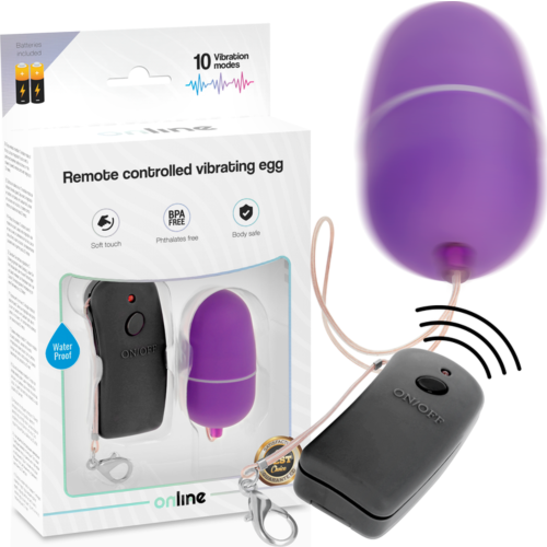 Vibrator ONLINE Loviux cu control remote și 10 moduri de vibrație