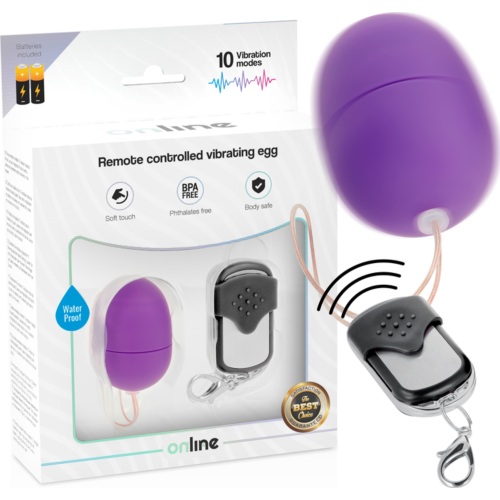 Ou vibrator Ou ONLINE cu control remote și 10 moduri de vibrație