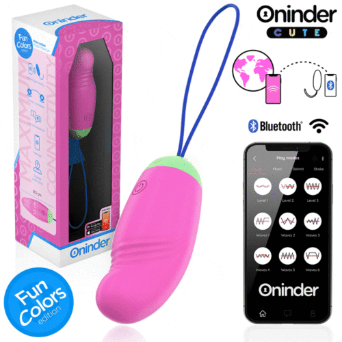 Ou Vibrator ONINDER CUTE cu aplicație și mișcare în ondes