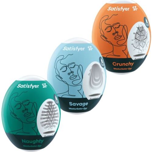 Masturbator Satisfyer Ouă Pack 3 | Hydro-Active