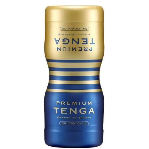 Masturbator Tenga Premium Dual Sensation cu dublu canal